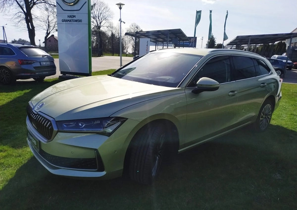 Skoda Superb cena 234100 przebieg: 9, rok produkcji 2024 z Korsze małe 106